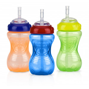 Nuby Active Sipeez Flex Straw Sippy Cup - 3 Pack