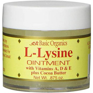 Basic Organics L-Lysine Ointment 0.875 oz (Pack of 4)