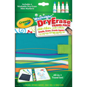 Crayola Dry-Erase Travel Pack Board & Washable Markers