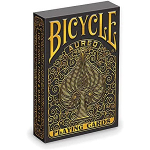 Bicycle Aureo Black Playing Cards