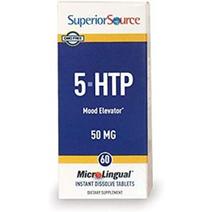 Superior Source 5-HTP Nutritional Supplements, 50 mg, 60 Count