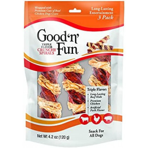 Good'n'Fun Crunchy Spirals Beef/Chicken