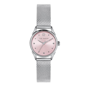 Ted Baker Luchiaa Stainless Steel Mesh Band Watch (Model: BKPLUS2109I)