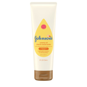 Johnson's Creamy Oil for Baby with Shea & Cocoa Butter, 8 fl. oz