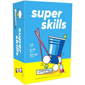 Super Skills - Action Game for Competitive People - Beat Your Friends at 120 Challenges - Fun Group Activity for Family Night or Party with Kids, Teens & Adults