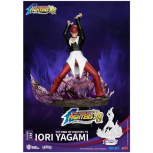 Beast Kingdom The King of Fighters: Iori Yagami DS-044 D-Stage 6-Inch Statue, Multicolor