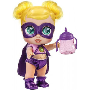 SUPER CUTE LITTLE BABIES - Sofi Doll: Superpower Nature! with Reversible Clothes and Magic Baby Bottle