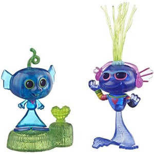 Trolls World Tour Techno Reef Bobble Set with 2 Figures, Movie-Inspired Toy, Poppy Character, Age 4+