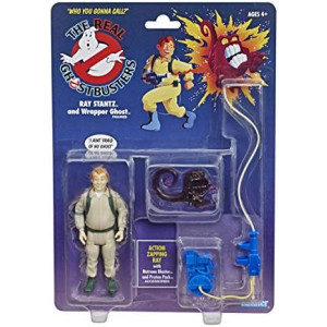 Ghostbusters Kenner Classics Ray Stantz and Wrapper Ghost Retro Action Figure Toy with Proton Pack and Accessories Great Gift for Collectors