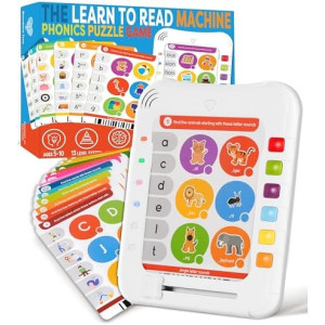 Phonics Learning Pad - Electronic Phonics Reading Game for Kids Ages 5-11 - Learn to Read in 720 Phonic and Letter Sound Questions - Vowels, Consonant Blends, Digraphs, Diphthongs