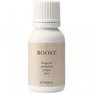 Vitruvi Boost, Fresh Essential Oil Blend, 100% Pure Juniper, Lime, Grapefruit and Bergamot oil (0.5 fl.oz)