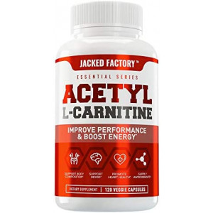 Acetyl L Carnitine 750mg Supplement - Extra Strength L-Carnitine (ALCAR) for Energy, Body Recomposition, Memory & More - Zero Fillers - 120 Non GMO Veggie Pills