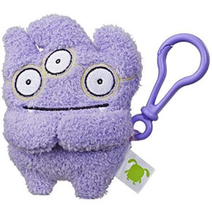 Hasbro Toys Uglydolls Tray to-Go Stuffed Plush Toy with Clip, 5" Tall
