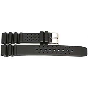 18MM Black Rubber Heavy Duty Divers Sport Watch Band Strap FITS TAG and Others