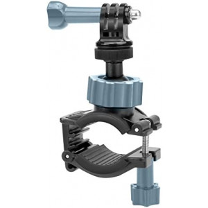 USA GEAR Action Camera Handlebar Mount Roll Bar Mount with Tripod Screw and Action Style Mounting - Fits Bars up to 1.5 Inches - Compatible With GoPro Hero10 Black, Hero Series, Dragon Touch, and more