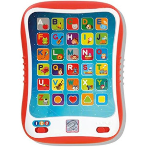 Kids Learning Tablet Toy Learn ABCs Sounds Letters Shapes Music & Words 2 Year Old Interactive Toy Smart Alphabet Educational Toddler Learning Tablet