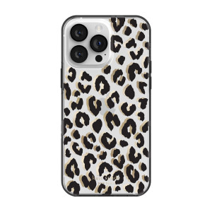 Kate Spade New York Protective Hardshell Case Compatible with Apple iPhone 14 Pro Max - City Leopard Black [KSIPH-225-CTLB]