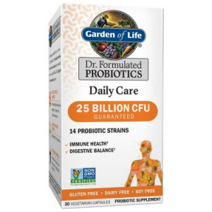 Garden of Life Dr. Formulated Daily Care Probiotics, 25 Billion CFU, 30 Ct