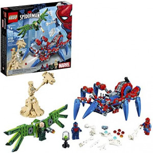 LEGO Marvel Spider-Man: Spider-Man's Spider Crawler 76114 Building Kit (418 Pieces)