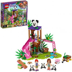 LEGO Friends Panda Jungle Tree House 41422 Building Toy; Includes 3 Panda Minifigures for KidsWho Love Wildlife Animals Friends Mia and Olivia (265 Pieces)