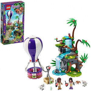 LEGO Friends Tiger Hot Air Balloon Jungle Rescue 41423 Friends Adventure Set Features a Toy Hot Air Balloon Friends Buildable Figures for Hours of Creative Fun (302 Pieces)