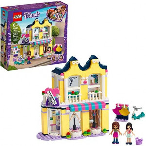 LEGO Friends Emma’s Fashion Shop 41427, Includes Friends Emma and Andrea Buildable Mini-Doll Figures and a Range of Fashion Accessories to Inspire Hours of Creative Fun (343 Pieces)