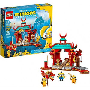 LEGO Minions: The Rise of Gru: Minions Kung Fu Battle (75550) Toy Temple Building Set for Kids, a Great Present for Kids Who Love Minions, Kevin and Stuart Minion Toy Figures (310 Pieces)