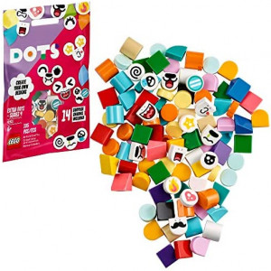 LEGO DOTS Extra DOTS – Series 4 41931 DIY Craft and Collectible Decorations Kit; Creative Fun with Tiles; Perfect for Adding to a Child’s Bracelet Kit or Room Decor, New 2021 (105 Pieces)