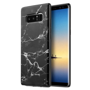 Classic Black Marble Design TPU Case For Samsung Galaxy Note 8 Phone