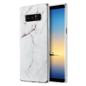 Classic White Marble Design TPU Case For Samsung Galaxy Note 8 Phone