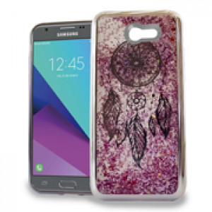 Dreamcatcher Pink Motion Glitter Chrome Case For Samsung Galaxy J7 Perx / J7 Prime / Halo / Sky Pro / J7 (2017) Phone