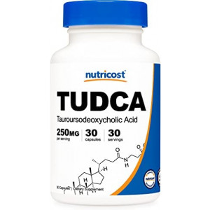 Nutricost Tudca 250mg, 30 Capsules (Tauroursodeoxycholic Acid) - Gluten Free, Non-GMO