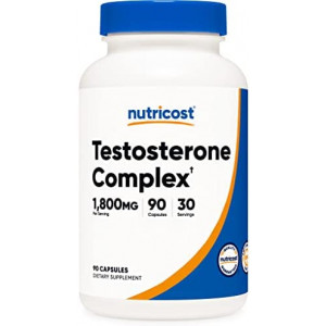 Nutricost Testosterone Support Complex (90 Capsules) -1800mg Per Serving