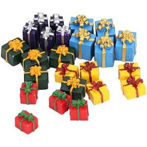 Mini Christmas Ornaments Dollhouse Boxes with fine Workmanship for Dollhouse 1:12