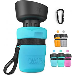 lesotc 2022 Upgraded Pet Water Bottle for Dogs,Dog Water Bottle Foldable,Leak Proof Dog Travel Water Bottle,Dog Water Dispenser,Lightweight & Convenient for Outdoor Walking,Hiking,Travel,BPA Free