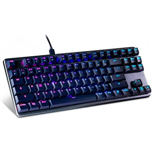 Tecware Phantom L, Low Profile Mechanical Keyboard, RGB LED, Outemu Blue Switch…