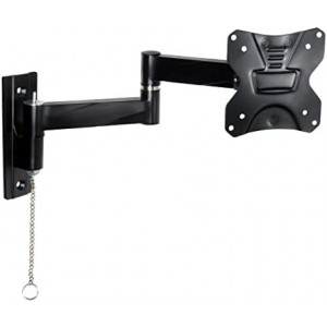Master Mounts 2311L Locking RV TV Mount Lockable Full Motion TV Wall Mount Easy to Reach Chain Release Perfect for RVs Campers Trucks Mobile Homes, Articulates Swivels Tilts, Fits up to 42" 100x100