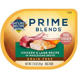 Nature's Recipe Prime Blends Wet Dog Food, 2.75 Ounce Cups