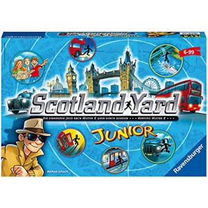 Ravensburger Scotland Yd Junior For Ages 6 & Up - A Cooperative Mysterious Clue-Solving Children's Board Game