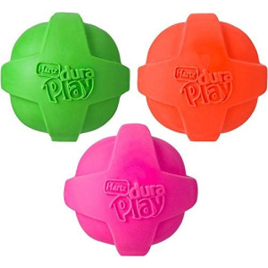 Hartz Dura Play Ball Size:Medium Pack of 3 for Small Breeds