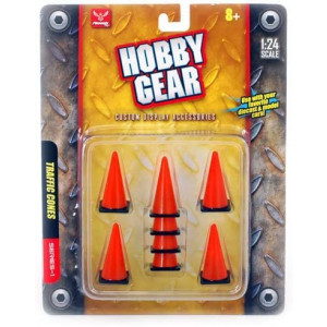 "Hobby Gear" Traffic Cones Series 1 - 8 cone set