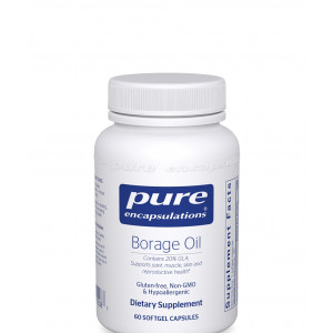 Pure Encapsulations Borage Oil 1,000 mg - 60 Softgel Capsules
