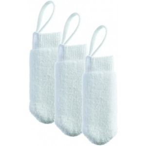 Petosan Microfiber Fingerbrush, Oral Cleaner for Dogs, 3 Pack