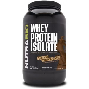 NutraBio 100% Whey Protein Isolate - Complete Amino Acid Profile - 25G of Protein Per Scoop - Soy and Gluten Free - Zero Fillers, Non-GMO, Protein Powder - Chocolate, 2 Pounds