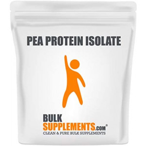 BulkSupplements.com Pea Protein Isolate - Pea Protein Powder - Vegan Protein Powder - Plant Protein Powder - Unflavored Protein Powder - Plant Based Protein Supplement (1 Kilogram - 2.2 lbs)