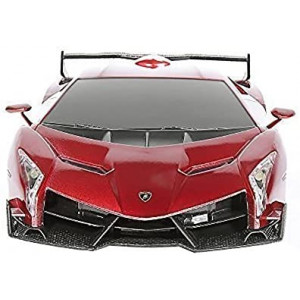 RW 1/24 Scale Lamborghini Veneno Car Radio Remote Control Sport Racing Car RC,Red