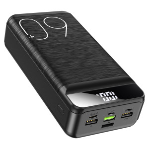 Power Bank 60000mAh 22.5W Fast Charging Portable Charger USB-C Quick Charge with 4 Outputs & 3 Inputs LED Display Huge Capacity External Battery Pack for Most Electronic Devices on The Market