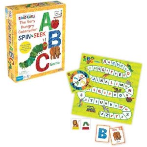 Briarpatch | The Very Hungry Caterpillar Spin & Seek ABC Game, Ages 3+