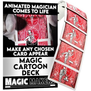 Magic Tricks for All Ages - Magic Cartoon Deck - Bicycle Back Limited Edition