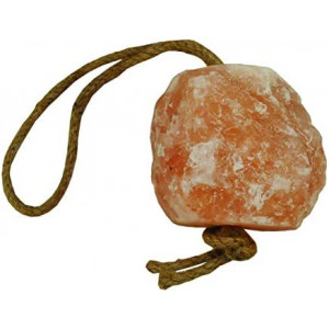 Horsemen's Pride Himalayan Salt Block on Rope for Horses, 2.2 Pounds, SS22